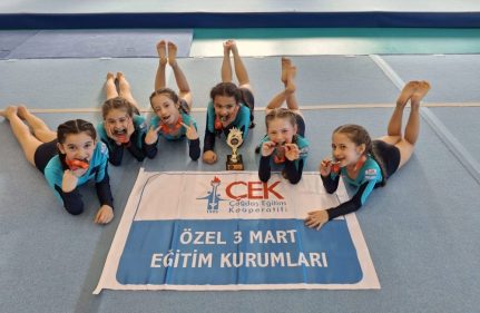NİLÜFER SPOR ŞENLİKLERİ ARTİSTİK JİMNASTİKTE 3 MART DAMGASI
